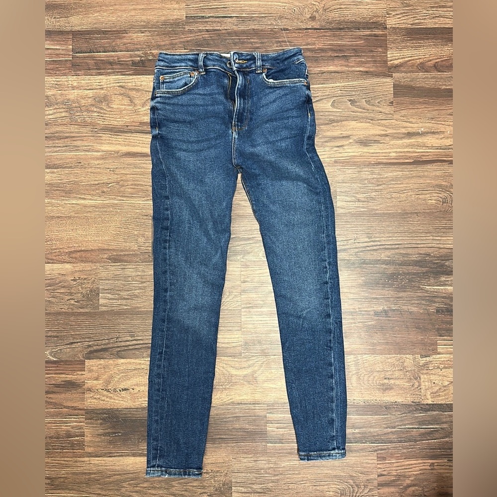 Zara high rise skinny jeans